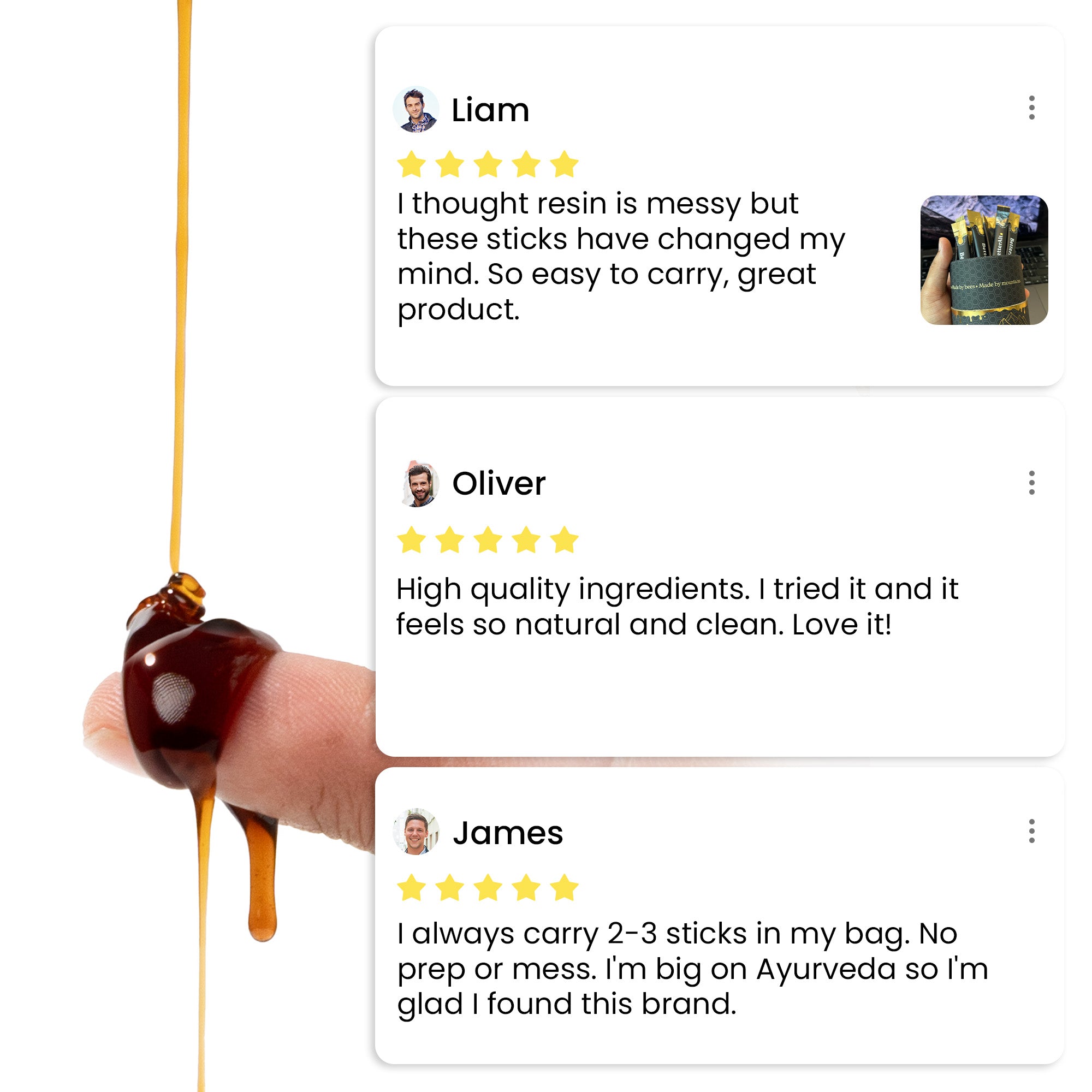 Himalayan Resin Honey sticks