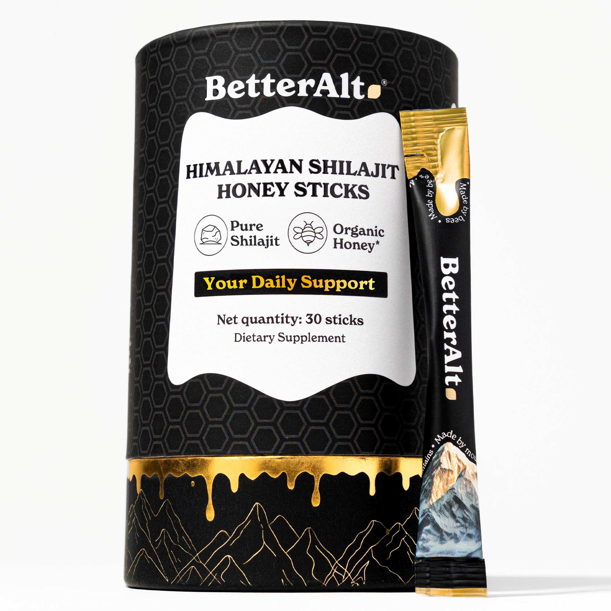 Gold+ Shilajit Honey Sticks
